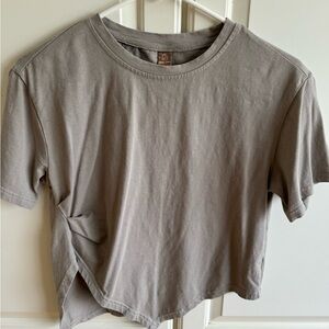 Cute asymmetric crop top